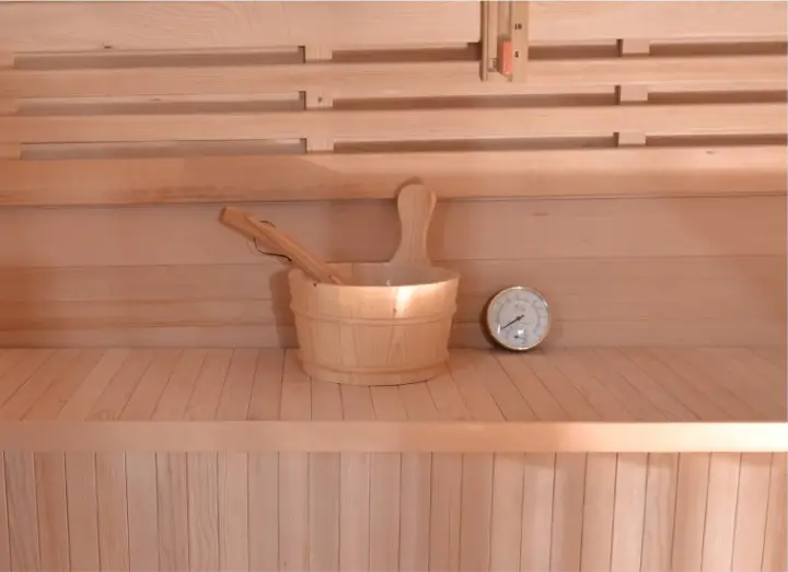 Finland Traditional Home Dry Indoor Sauna Rooms with Stove and Stone Home Steam Sauna Room Personal Steam Shower Sauna Combo — image 7