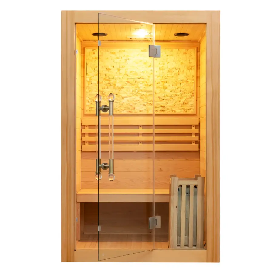 Finland Traditional Dry Steam Sauna Home Sauna Rooms — view 1