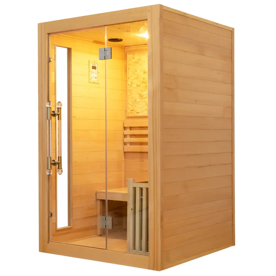 Finland Traditional Dry Steam Sauna Home Sauna Rooms — image 4
