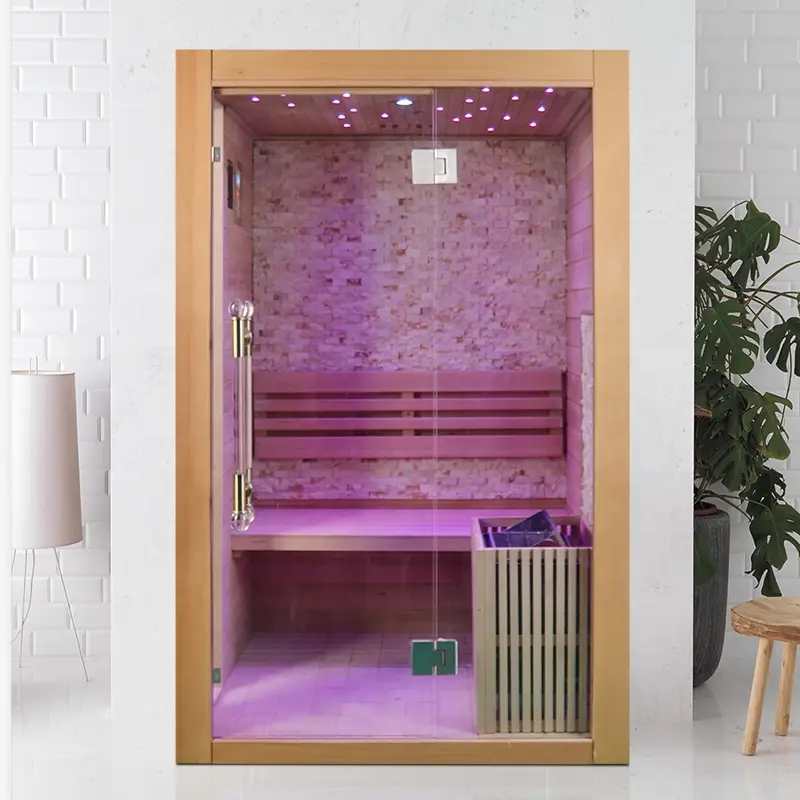 Finland Traditional Dry Steam Sauna Home Sauna Rooms — image 5