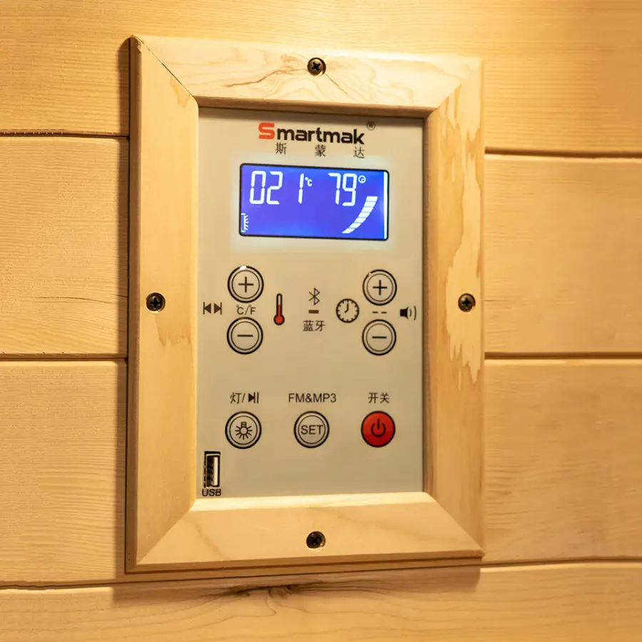 Finland Traditional Dry Steam Sauna Home Sauna Rooms — image 6