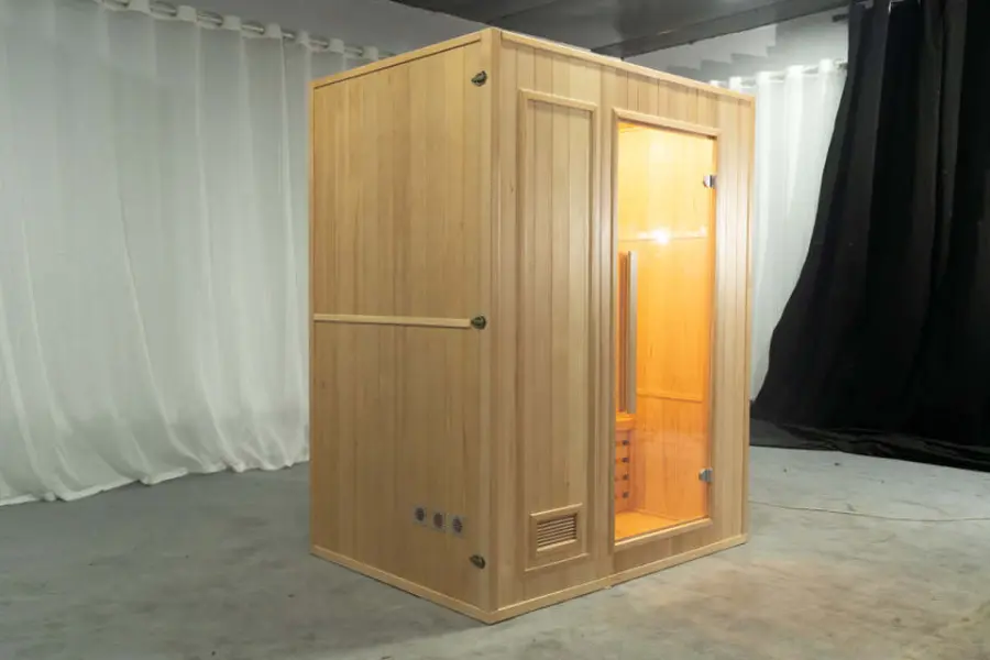 Home Use Indoor Wooden Traditional Steam Sauna Room for Sale — image 7