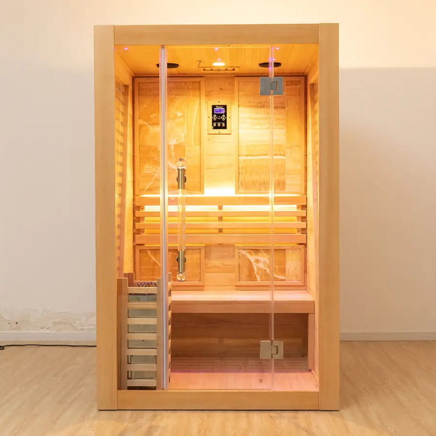 Luxury Finnish Traditional Steam Sauna for Home Use — view 2
