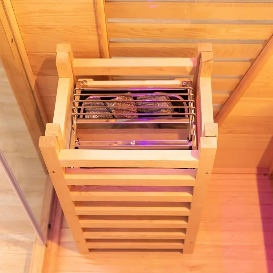Luxury Finnish Traditional Steam Sauna for Home Use — view 6