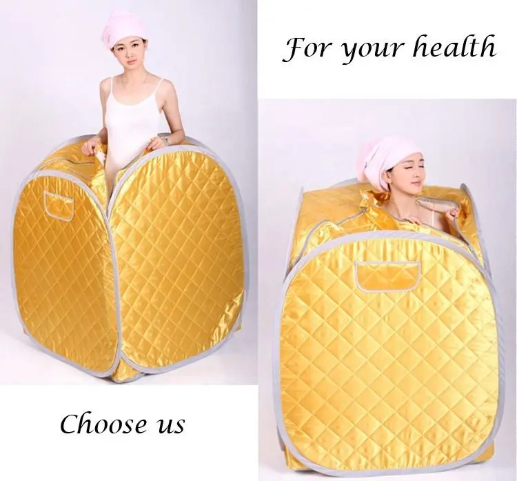 Home 1 Person Mini Lose Weight Slim Sauna Women Portable Steam Spa Sauna Tent — view 4