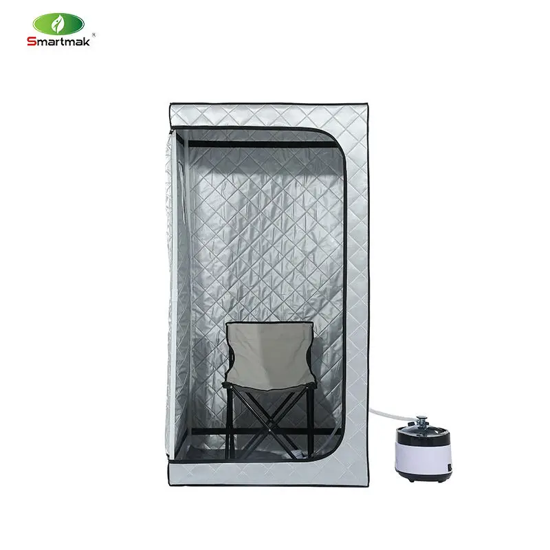 Smartmak Simple Sauna Tent Home Use Small Size Portable Sauna for Single Whole Body Wet Steam Spa — view 1