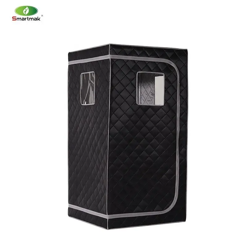 Smartmak Traditional Steam Portable Sauna Tent Home Use 1 Person Foldable Sauna with Steam Generator Far Infrared — image 7