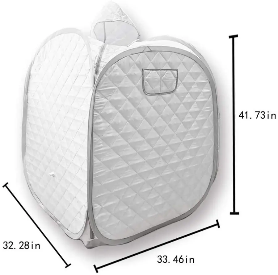Smartmak Portable Sauna Kit One Person Full Body Home Steam Sauna With Hat — view 1