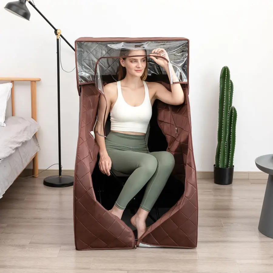 1 Person Home Use Portable Mini Personal Sauna Bag Foldable Steam Sauna Tent — view 1