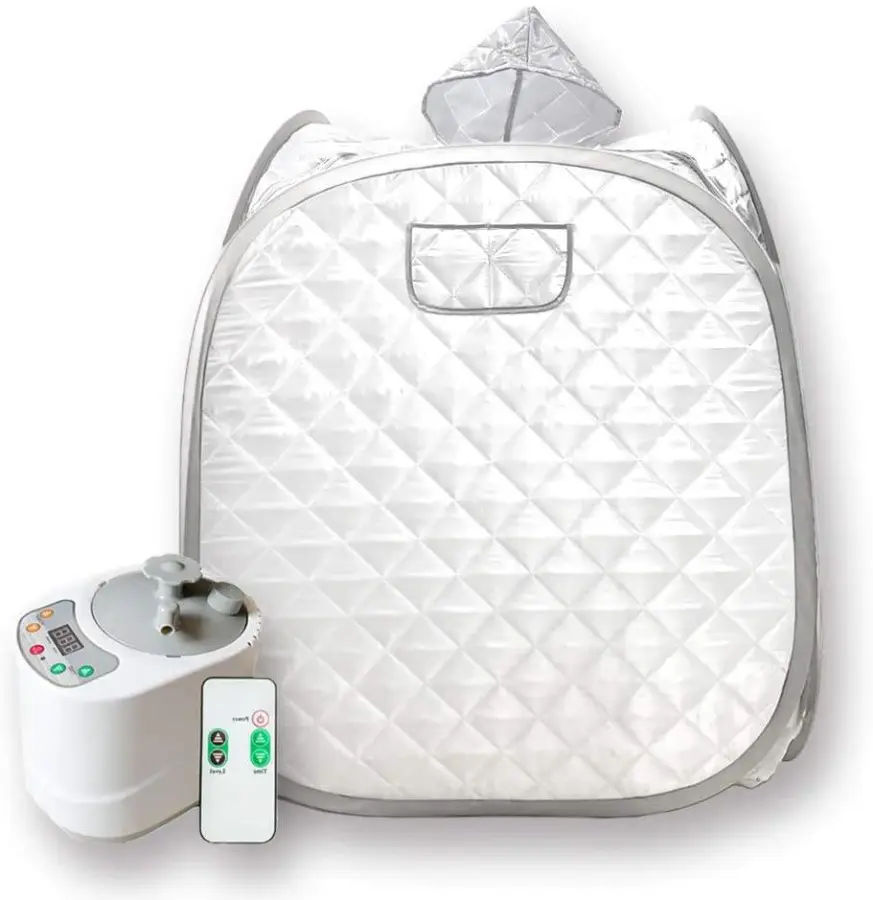 Smartmak Portable Sauna Kit One Person Full Body Home Steam Sauna With Hat — image 3