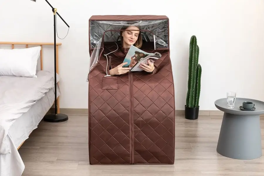 1 Person Home Use Portable Mini Personal Sauna Bag Foldable Steam Sauna Tent — image 3