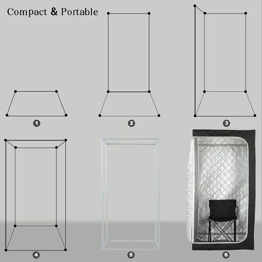 Full Body Home Steam Sauna Foldable Steam Sauna — image 7