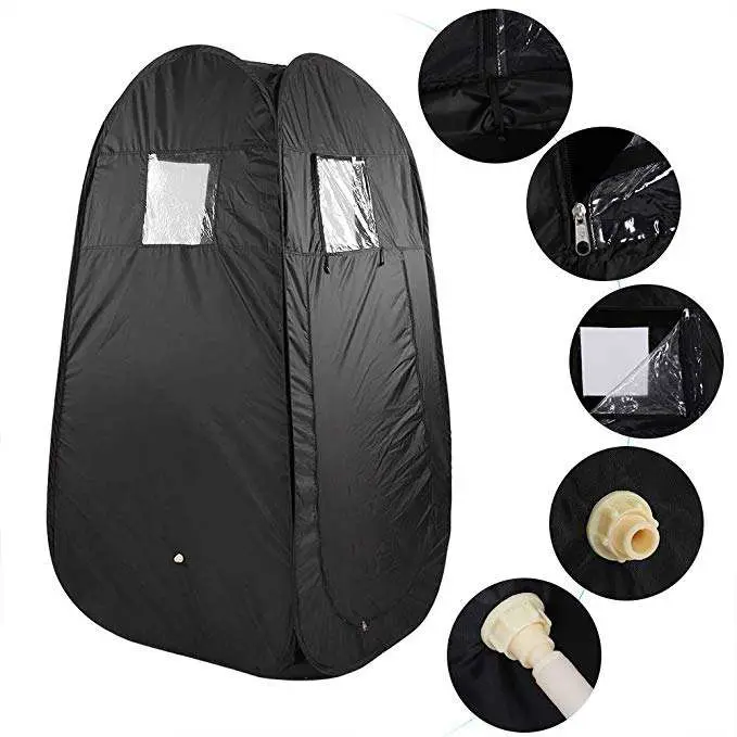Smartmak 1 Person Portable Steam Sauna Foldable Indoor Bath Steam Sauna Room — image 4