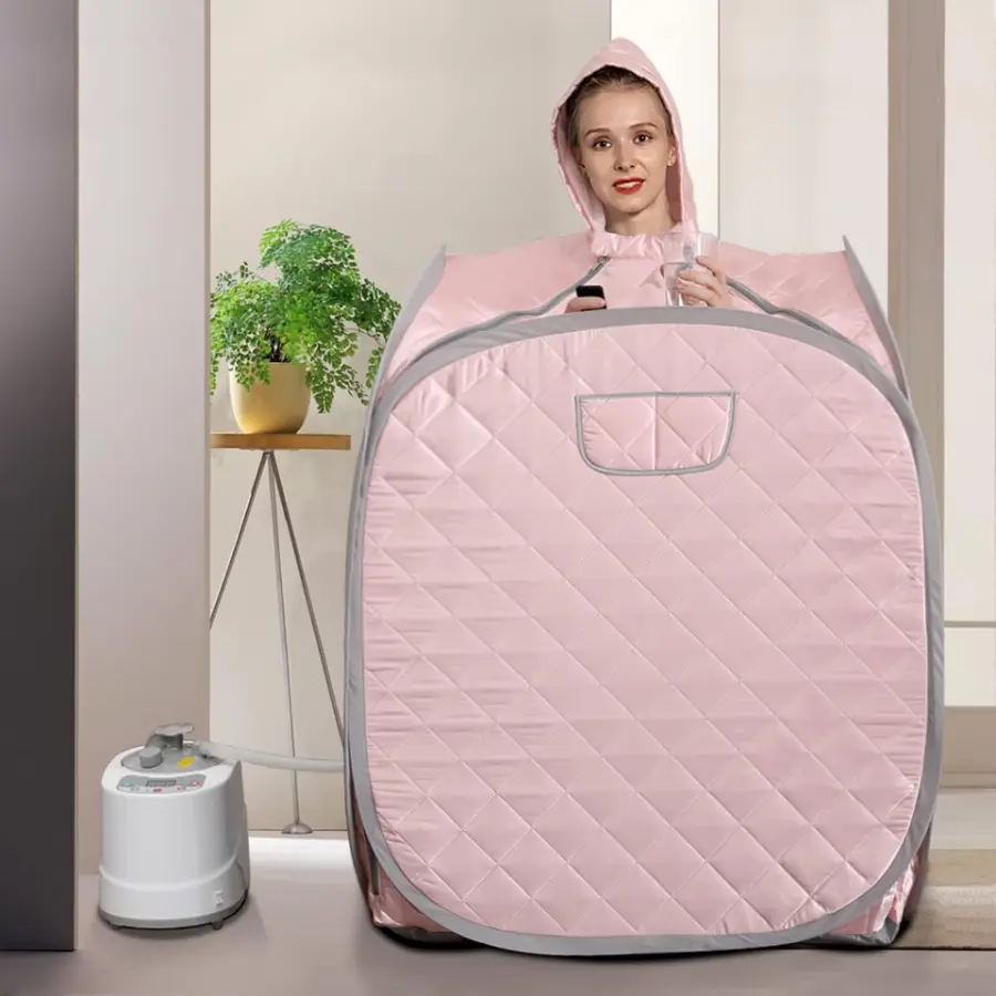 Smartmak Modern Portable Wet Steam Sauna Room Indoor Full Body Size Sauna Tent with Steamer — view 1