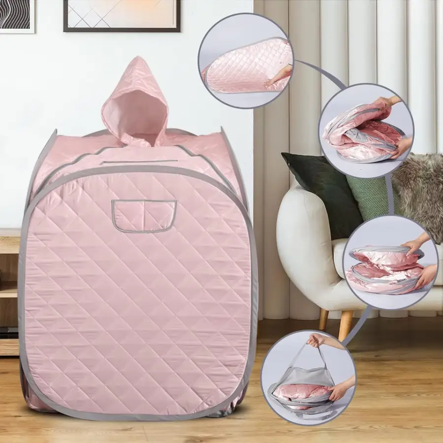 Portable Spa Steamer Sauna Room Foldable Sauna Steam — image 5