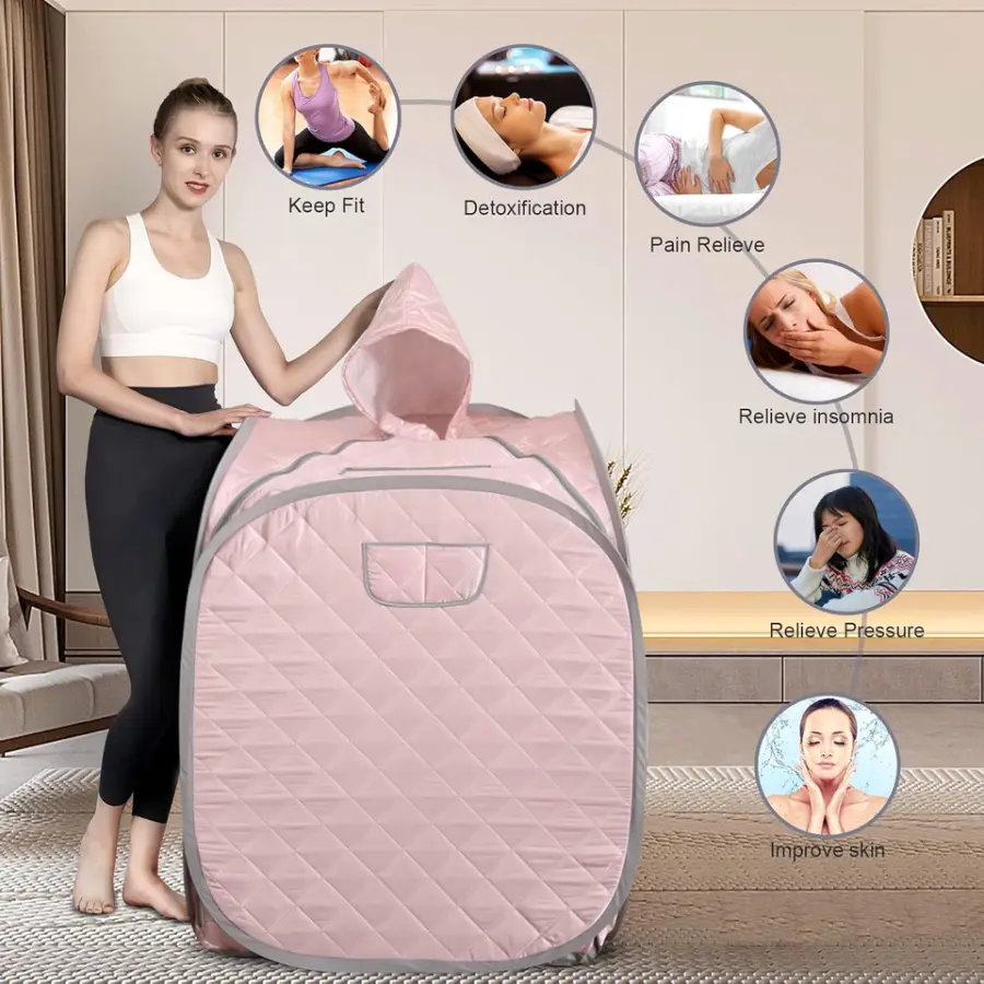 Portable Spa Steamer Sauna Room Foldable Sauna Steam — image 6