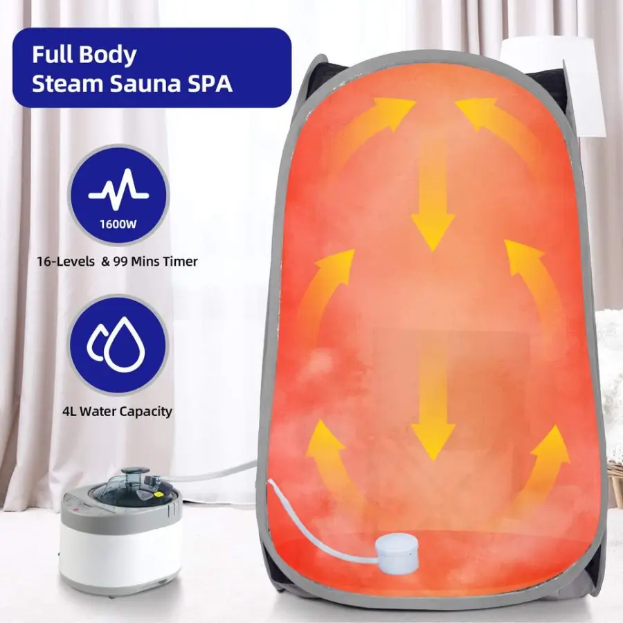 Smartmak Portable Steam Sauna Indoor Bath Steam Sauna Tent — image 3