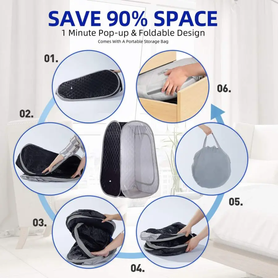 Smartmak Portable Steam Sauna Indoor Bath Steam Sauna Tent — image 6