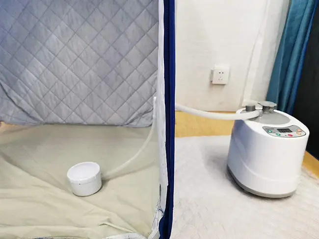 Smartmak Indoor Use Portable Sauna Tent 1 Person Relax Steam Sauna with Steamer — image 6