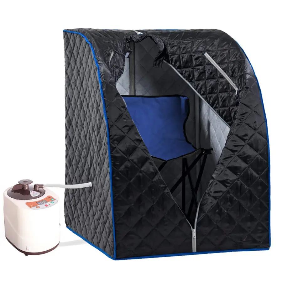 Home Portable Sauna Slim Steam Sauna 1 Person Size Sauna Tent — view 1