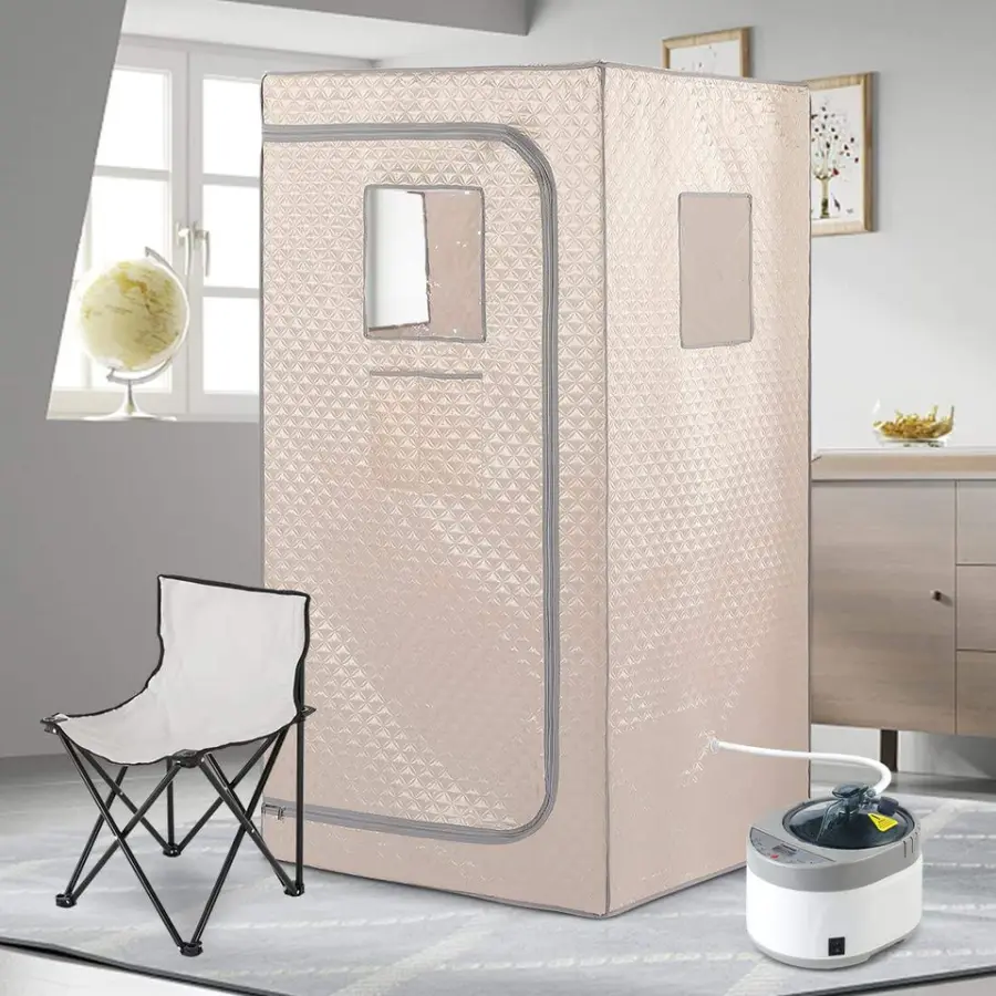 Portable Full Body Steam Sauna 1 Person Size Sauna Tent for Home Spa — image 2