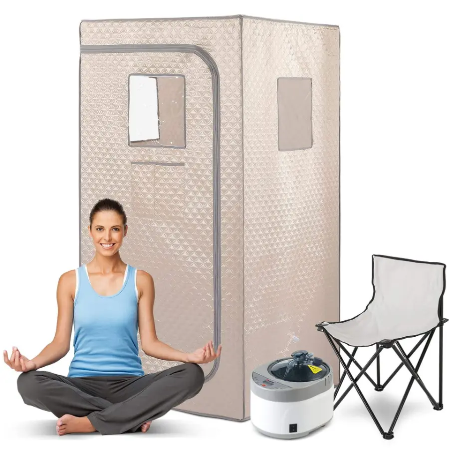 Portable Full Body Steam Sauna 1 Person Size Sauna Tent for Home Spa — image 3