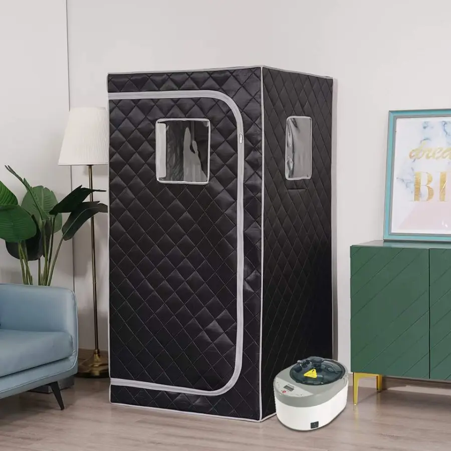 Portable Electric Modern 1Person Steam Sauna with Computer Control Panel for Home 1600W 220V 4L Large Capacity Steam Generator — image 3