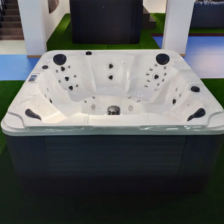 Balboa 6 Person Hot Tubs Made in China Salt Water Overflow Garden Baths Deluxe Outdoor Spa Hot Tub — view 1