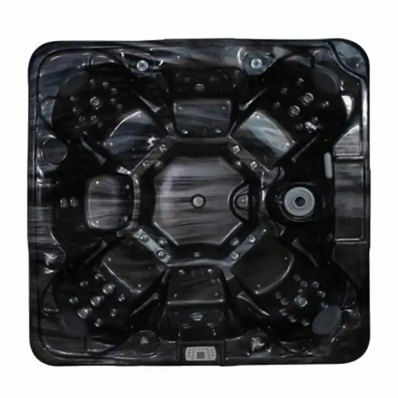 Balboa 6 Person Hot Tubs Made in China Salt Water Overflow Garden Baths Deluxe Outdoor Spa Hot Tub — image 3