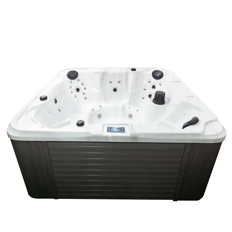 CE Approved Freestanding Acrylic Swimming Pool Large Outdoor Massage Balboa Swim Spa With 7 Seats — image 5