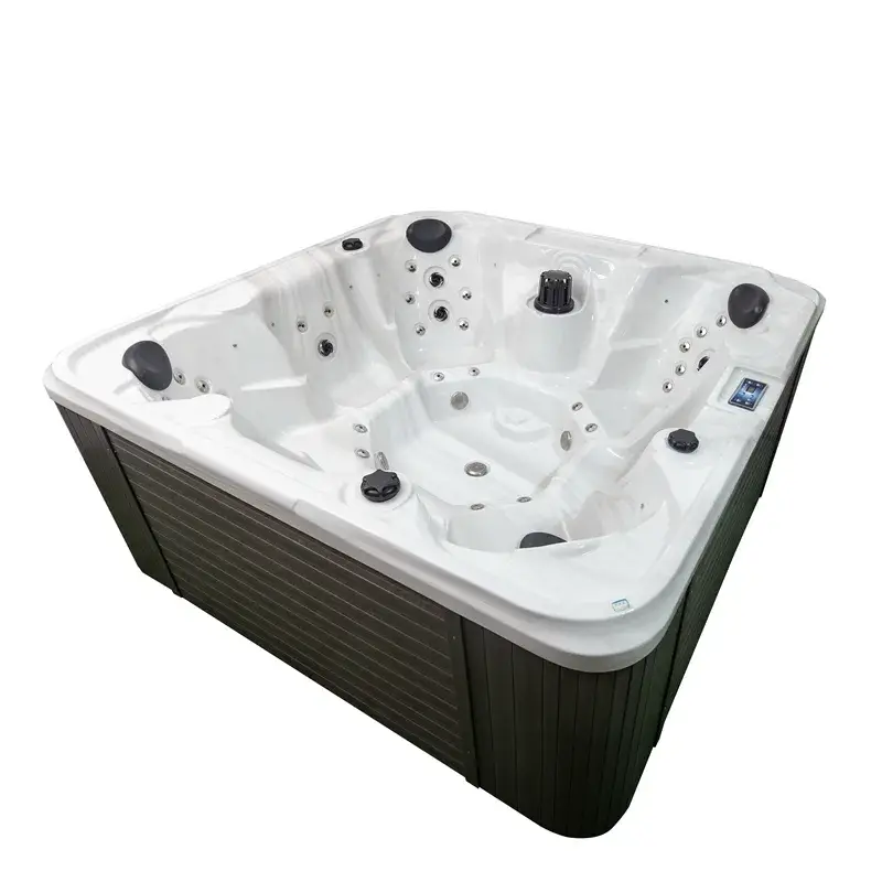 CE Approved Freestanding Acrylic Swimming Pool Large Outdoor Massage Balboa Swim Spa With 7 Seats — image 6