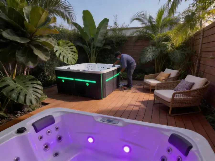 2026 Hot Selling Jacuzzi for Outdoor Spa Massage Tub — image 3