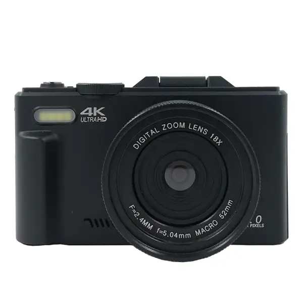 4K 64MP HD Digital Camera 3.0 Inch Screen 18X Zoom Photo Video Photography Cameras Birthday Christmas Gift For Kids Children