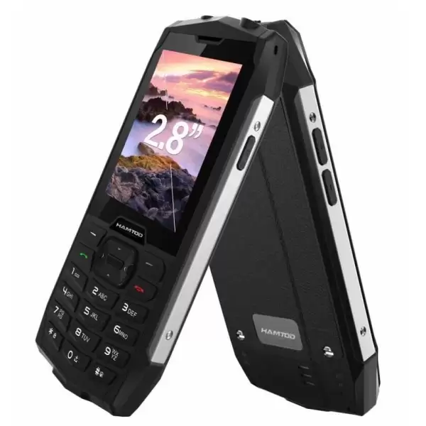 HAMTOD H3 Rugged Phone 2.8 inch T107 ARM CortexTM A7 128MB ROM 48MB RAM Quad-core 1.0GHz 2000mAh Battery 4G VoLTE SOS Cellphone