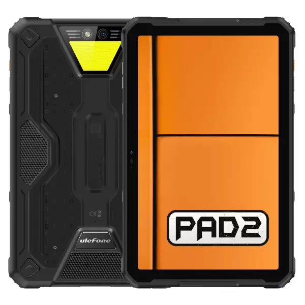 Ulefone Armor Pad 2 Rugged Tablet PC Android 13 Up to 16GB+256GB IP68/IP69K MediaTek Helio G99 11 inch 2K 18600mAh NFC