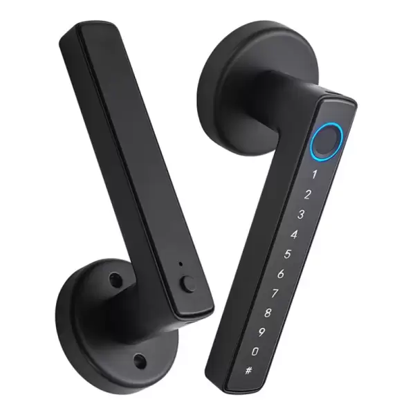 AT43-F6 Tuya Bluetooth Smart Fingerprint Door Lock Electronic Keypad RFID Key Support App Control Waterproof For Home& Hotel