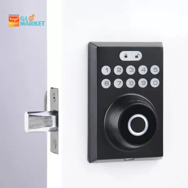 Glomarket Deadbolt Tuya Smart Lock With Keypad Electronic Digital Code Keyless Entry Door Lock for Home Apartment Door Lock
