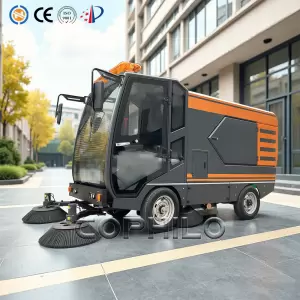 Electric 48V Ride-On Sweeper Truck