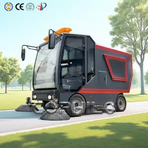 Self-propelled Electric Ride-on Floor Sweeper