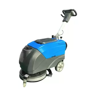 Warehouse Floor Washer Machine Hand Held Manual Rotary Floor Scrubber