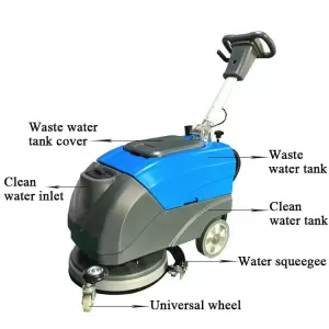 Multifunction Mini Walk Behind Floor Scrubber