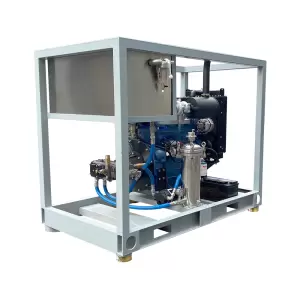 BD2250 25KW Diesel Engine High Pressure Cleaning Machine