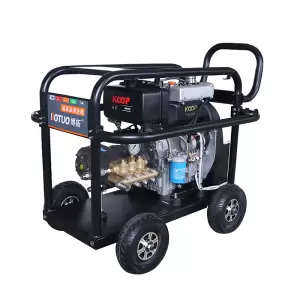 15LPM Up To 500Bar High Pressure Water Pump Cleaning Machine with 22HP Diesel Engine