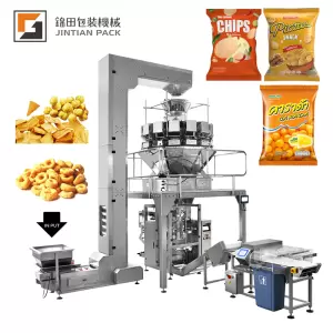 High Quality Multi Heads Weigher Crispy Nuts Dry Food Automatic Packing Machine