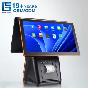 15.6 Inch Windows All In One Touch Dual Screen POS System