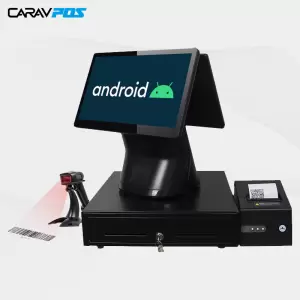 Carav 15.6 Inch All-in-One Capacitive Dual Touch Screen POS System