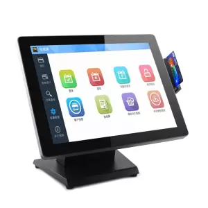 15inch All In One POS Terminal Dual Touch Screen System