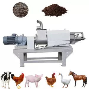 Solid Liquid Waste Poultry Manure Treatment Machine