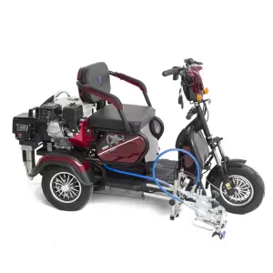 Ride On Airless Line Striper Water-Based Paint Yanfeng NR5000 Vehicle Booster Road Marking Machine