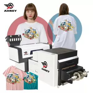 2022 Best New DIY T-shirt Heat Transfer A3 Printing L3119 PET Film Printing Machine with Spill Powder Machine